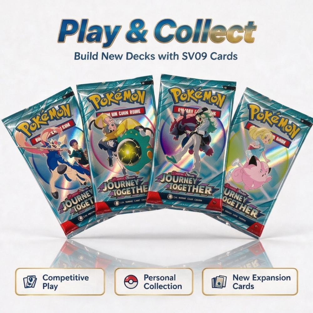 Pokémon Scarlet & Violet Journey Together Booster Pack – 10 Random Cards