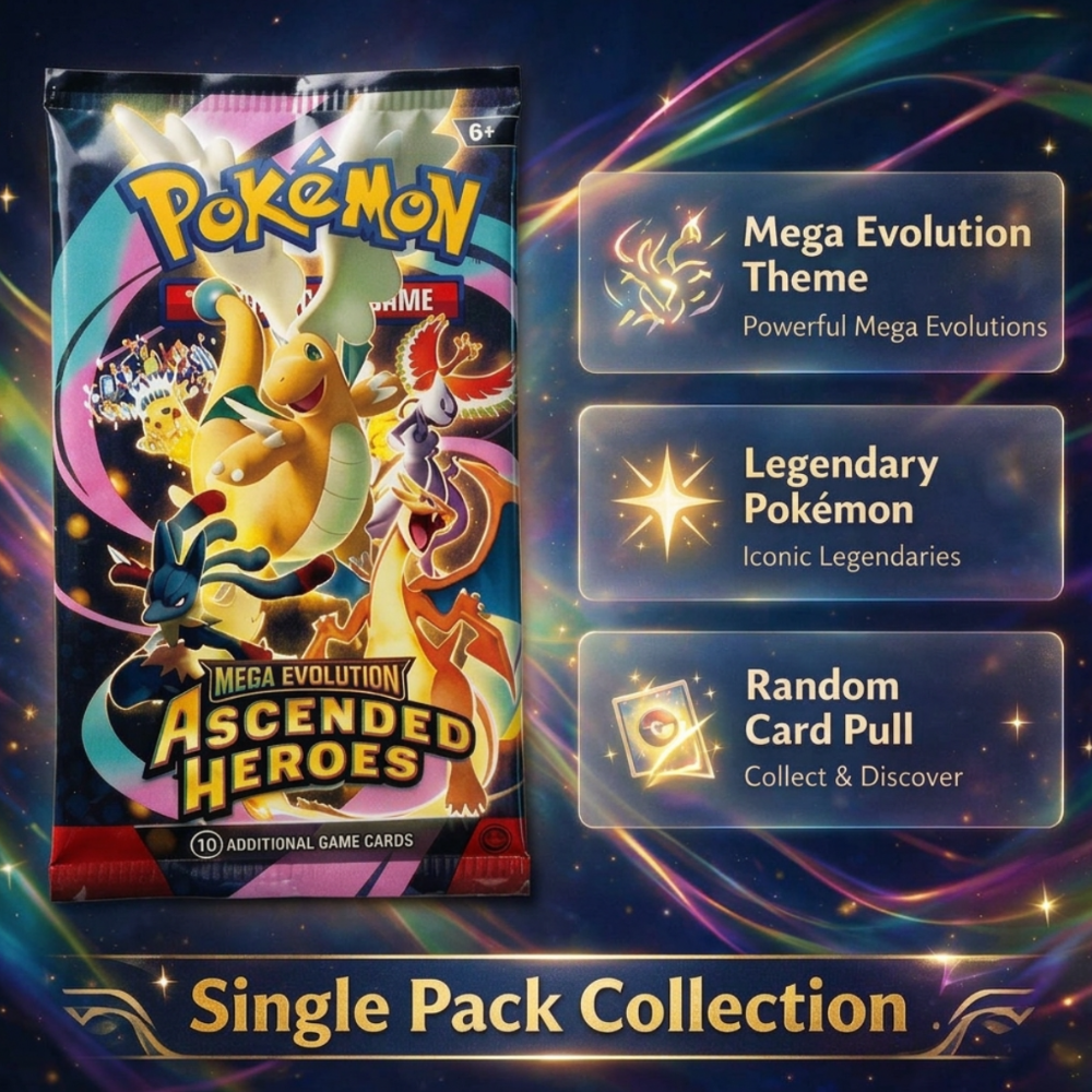 Pokémon Mega Evolution Ascended Heroes Card Pack – 10 Random Pokémon Cards - Image 5