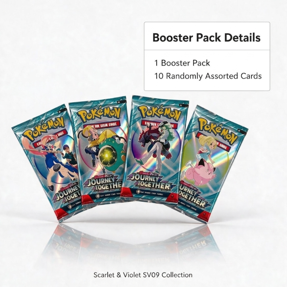 Pokémon Scarlet & Violet Journey Together Booster Pack – 10 Random Cards - Image 7