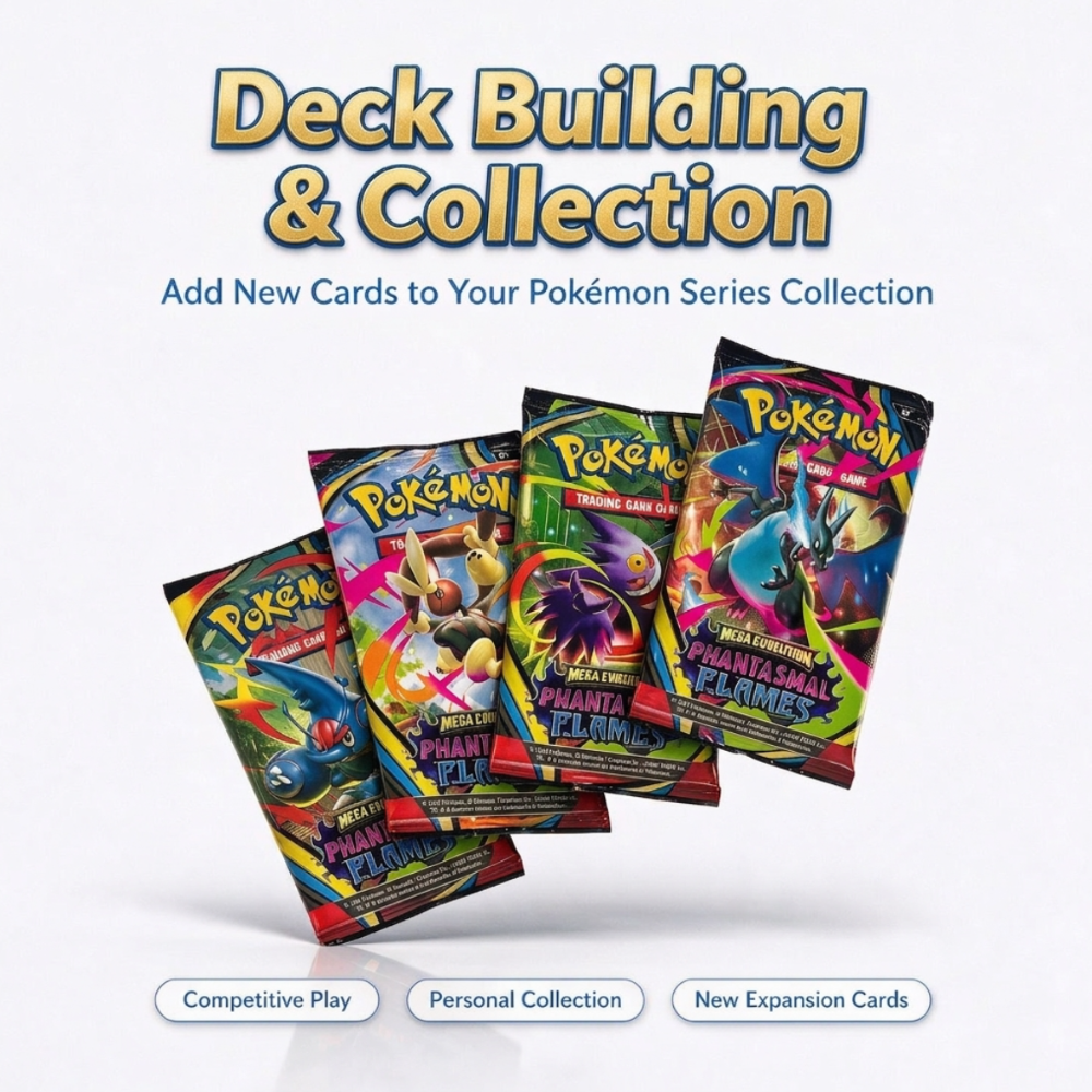 Pokémon Mega Evolution Phantasmal Flames Booster Pack – 10 Random Pokémon Cards - Image 4