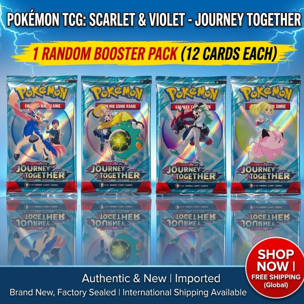 Pokémon Scarlet & Violet Journey Together Booster Pack – 10 Random Cards - Image 5