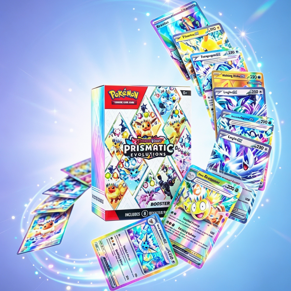 Pokémon Prismatic Evolutions Booster Pack – 12 Random Pokémon Cards - Image 2