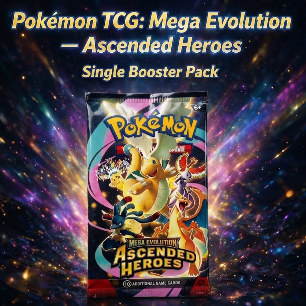 Pokémon Mega Evolution Ascended Heroes Card Pack – 10 Random Pokémon Cards - Image 2